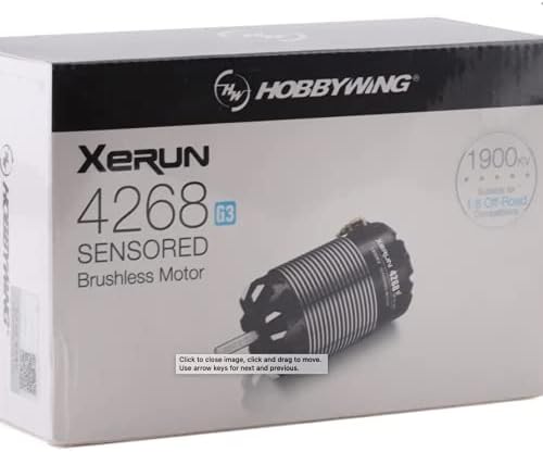 Hobbywing Xerun 4268SD G3 1/8 Scale Sensored Brushless Motor (1900kV)
