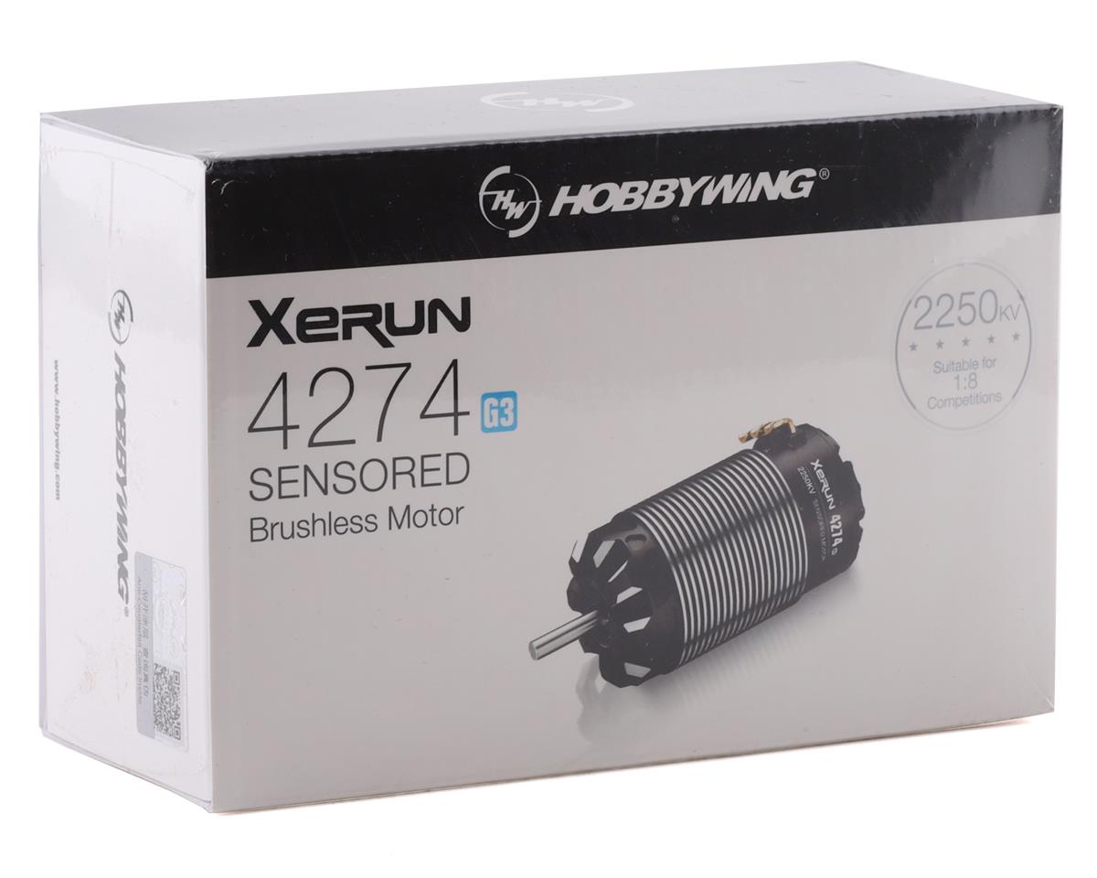 Hobbywing Xerun 4274SD G3 1/8 Scale Sensored Brushless Motor (2250kV)