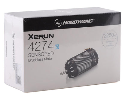 Hobbywing Xerun 4274SD G3 1/8 Scale Sensored Brushless Motor (2250kV)
