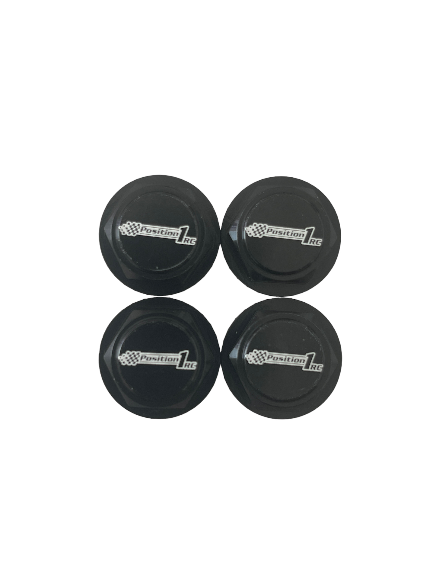 Position 1 RC Wheel Nut Set - Black
