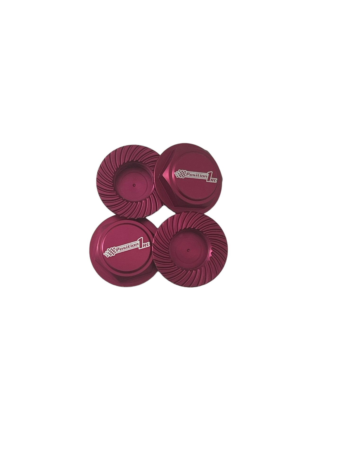 Position 1 RC Wheel Nut Set - Pink